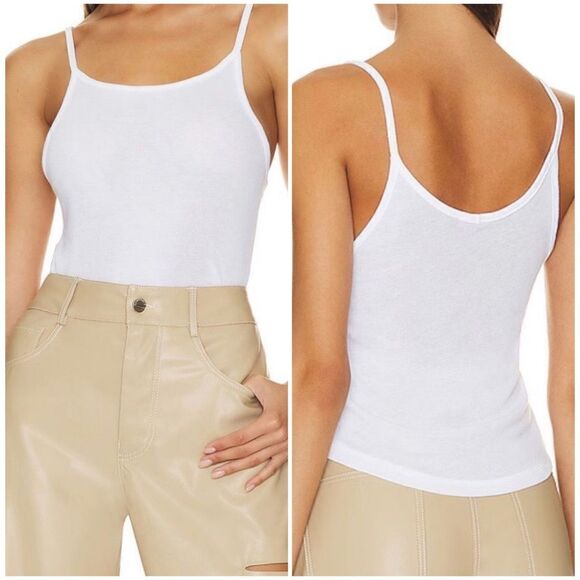 Free People Intimately Three Day Weekend Cami White Scoop Neck S NEW - Picture 2 of 10